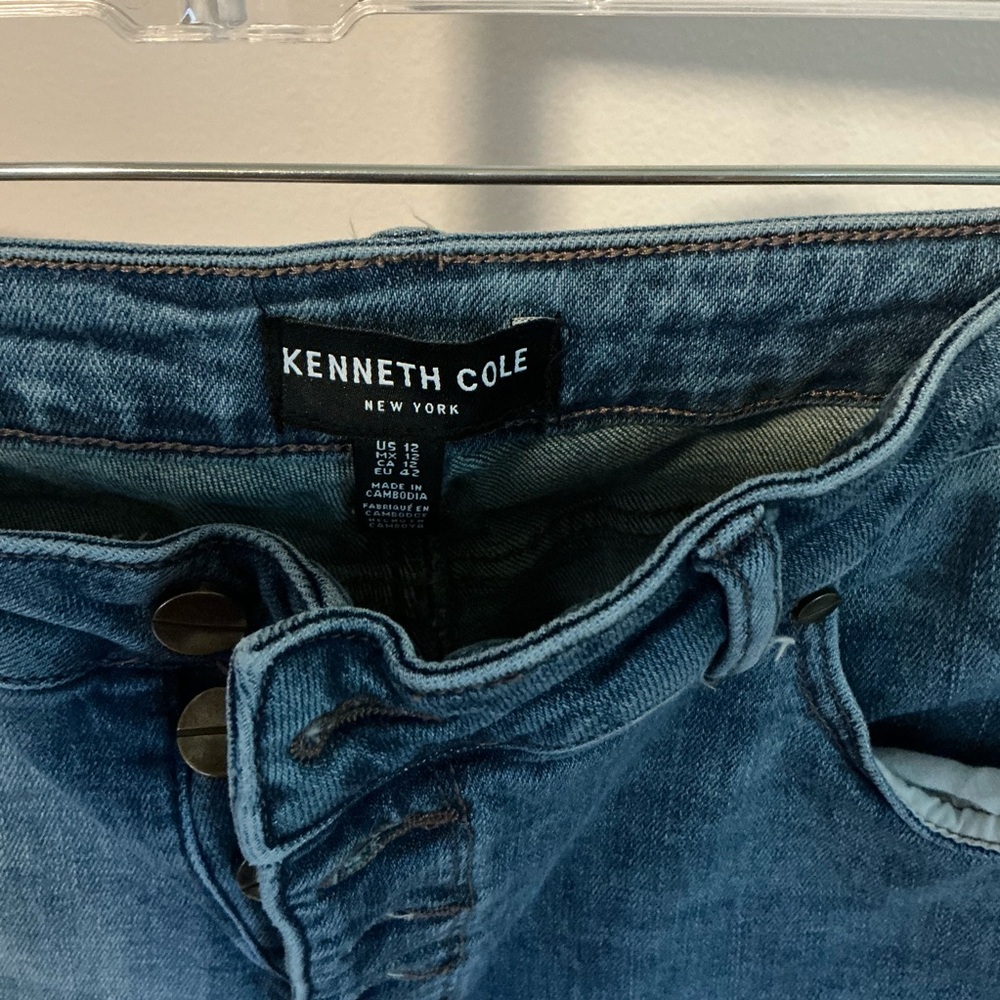 Kenneth Cole High Rise Denim Jeans - Picture 2 of 3